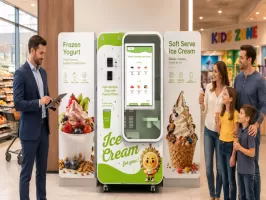 Yogurt congelado automatizado vs. servidor suave: elegir la máquina adecuada para su negocio